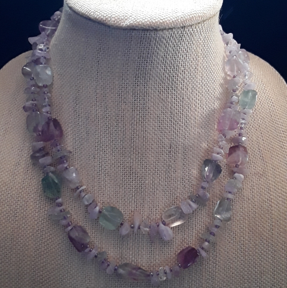 Fluorite Necklace & Earings

NWT

Janey's Jems